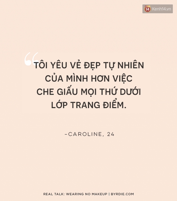 Nghe các cô nàng tiết lộ lý do mình không trang điểm - Ảnh 1.