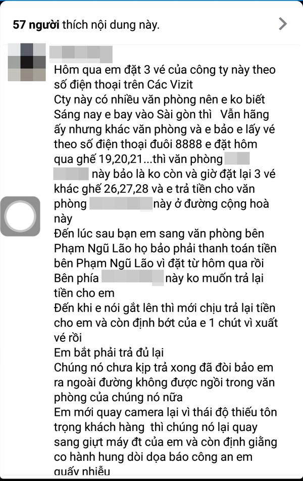 Nữ nh&acirc;n vi&ecirc;n c&ocirc;ng ty du lịch ở S&agrave;i G&ograve;n bị tố xưng m&agrave;y - tao v&agrave; h&agrave;nh xử th&ocirc; lỗ với kh&aacute;ch nam - Ảnh 2.