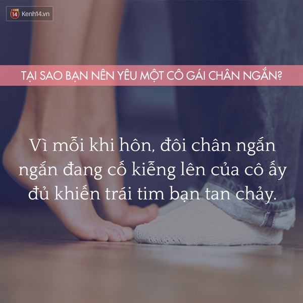 12 lí do bạn nên yêu một cô gái chân ngắn - Ảnh 2.