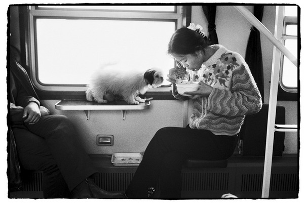 Chùm ảnh: Cuộc sống muôn màu trong bộ ảnh đen trắng trên những chuyến tàu xưa - Ảnh 11.