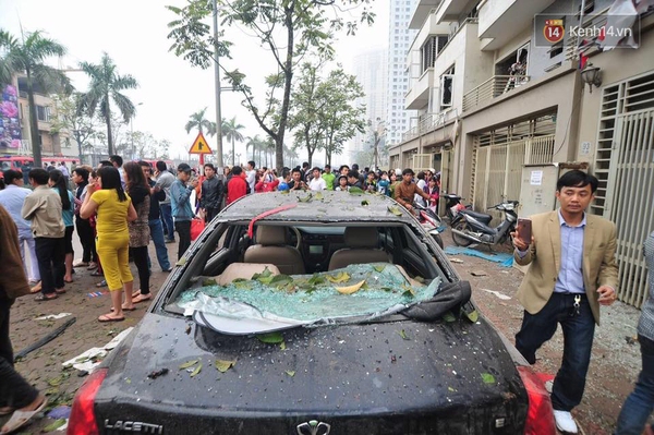 Những hình ảnh kinh hoàng chứng tỏ sức công phá khủng khiếp của vụ nổ tại khu đô thị Văn Phú - Ảnh 15.