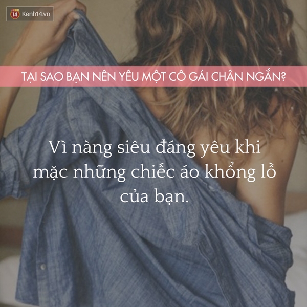 12 lí do bạn nên yêu một cô gái chân ngắn - Ảnh 5.