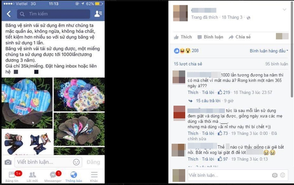 Rộ mốt d&ugrave;ng băng vệ sinh vải c&oacute; thể giặt sạch để... d&ugrave;ng lại - Ảnh 1.