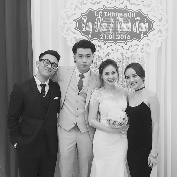 Ho&agrave;ng Touliver, T&oacute;c Ti&ecirc;n s&aacute;nh đ&ocirc;i đến dự đ&aacute;m cưới của Ki&ecirc;n Ứng - Ảnh 19.