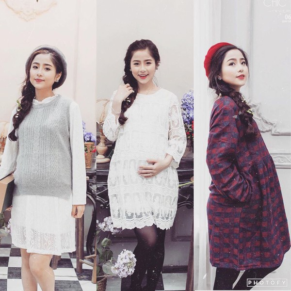 Đọ vẻ xinh đẹp của hotgirl Việt khi bầu b&iacute; - Ảnh 33.