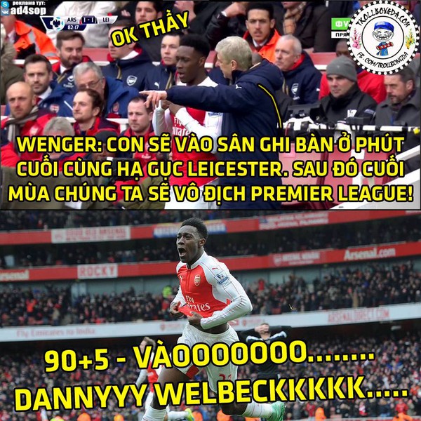 H&agrave;i hước: Welbeck th&agrave;nh vua, gi&aacute;o ho&agrave;ng... sau b&agrave;n thắng v&agrave;ng v&agrave;o lưới Leicester - Ảnh 1.