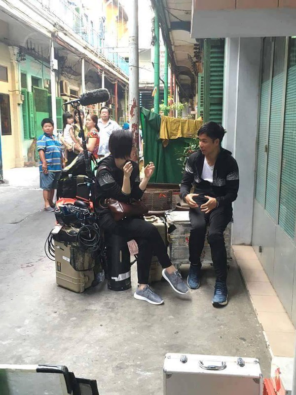 Sao TVB Quách Tấn An, Huỳnh Đức Bân, Chu Thần Lệ được fan bắt gặp quay phim tại Chợ Lớn - Ảnh 11.
