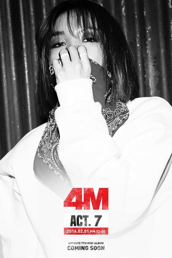 4Minute bịt mặt nh&aacute; h&agrave;ng album mới - Ảnh 6.