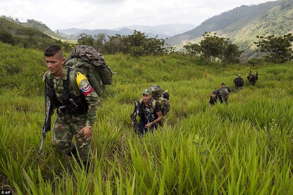 Cuộc sống ăn với súng, ngủ với đạn cực khổ của quân nổi dậy Colombia - Ảnh 13.