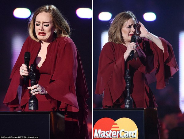 Adele khóc méo xệu cả mặt và văng tục khi nhận tận 4 giải tại BRIT Awards - Ảnh 3.