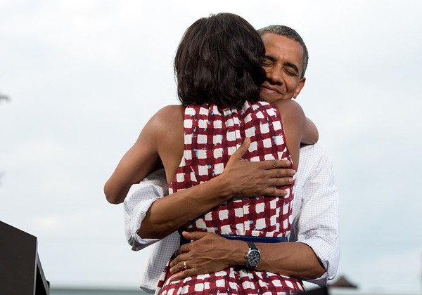 Những bức ảnh cho thấy cuộc hôn nhân của Obama là mối nhân duyên trời định - Ảnh 18.