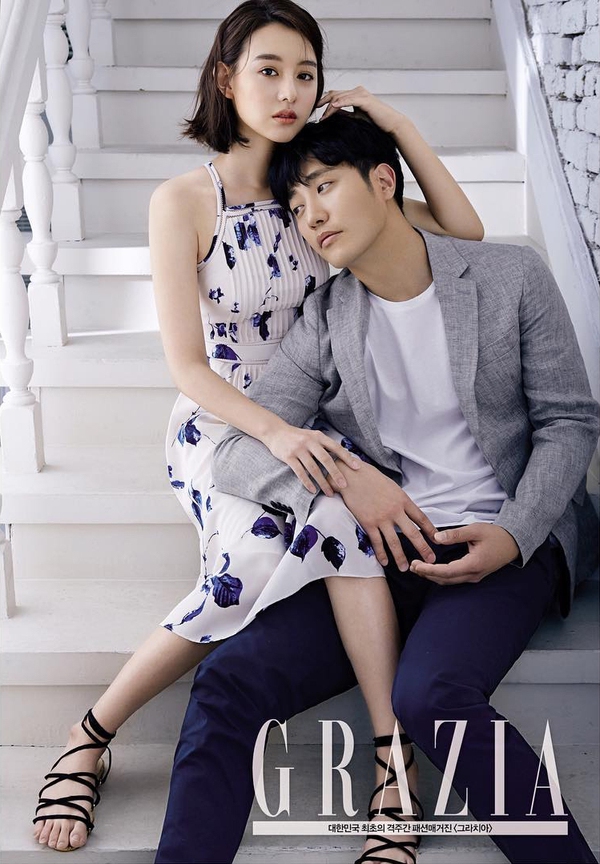 Kim Ji Won và Jin Goo đẹp đôi và sành điệu trên tạp chí thời trang - Ảnh 2.