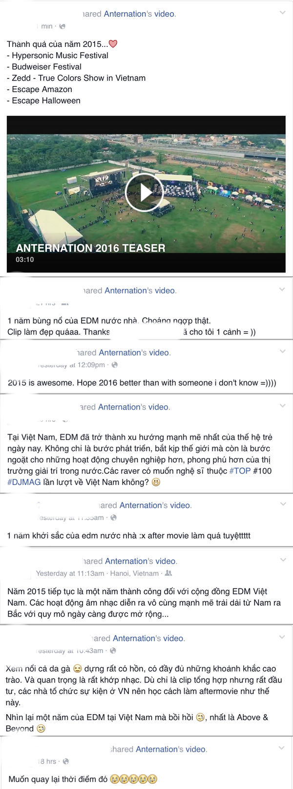Fan EDM Việt hứng khởi chia sẻ video tổng kết 6 sự kiện nhạc điện tử lớn nhất năm 2015 - Ảnh 2.