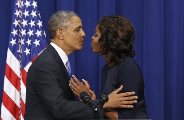 Những bức ảnh cho thấy cuộc hôn nhân của Obama là mối nhân duyên trời định - Ảnh 25.