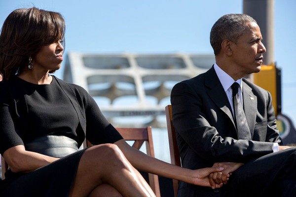 Những bức ảnh cho thấy cuộc hôn nhân của Obama là mối nhân duyên trời định - Ảnh 27.