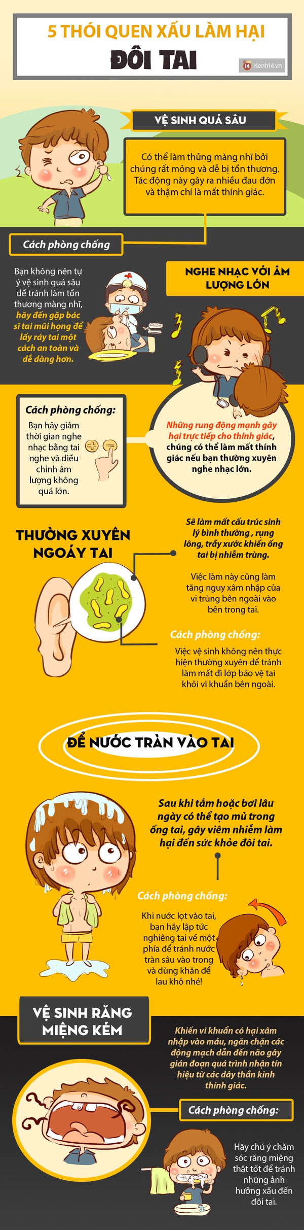 Loạt th&oacute;i xấu l&agrave;m hại đ&ocirc;i tai khiến bạn chưa gi&agrave; đ&atilde; nghễnh - Ảnh 1.