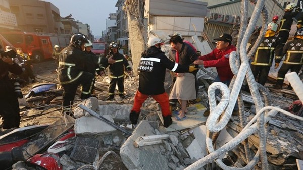 Khung cảnh kinh hoàng sau vụ động đất 6,4 độ Richter rung chuyển Đài Loan - Ảnh 19.