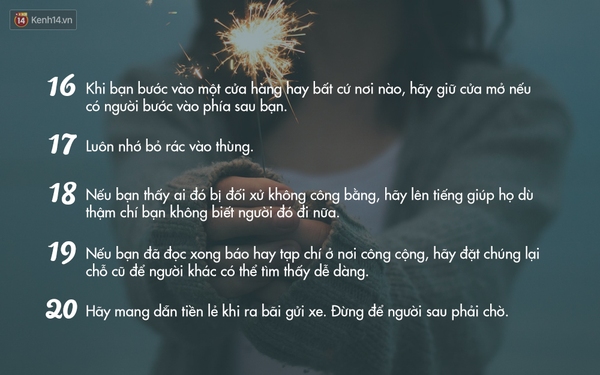 Năm mới, hãy nhớ 30 điều nhỏ này sẽ khiến bạn được mọi người yêu mến hơn - Ảnh 4.