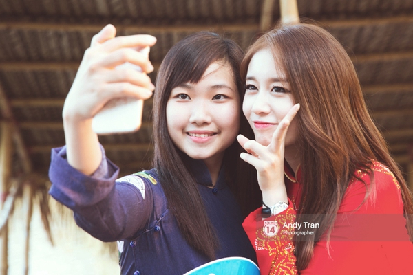 M&ecirc; mẩn với vẻ đẹp của 2 mỹ nh&acirc;n T-ara trong t&agrave; &aacute;o d&agrave;i Việt Nam - Ảnh 11.
