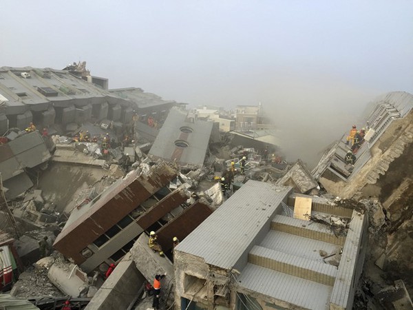 Khung cảnh kinh hoàng sau vụ động đất 6,4 độ Richter rung chuyển Đài Loan - Ảnh 4.