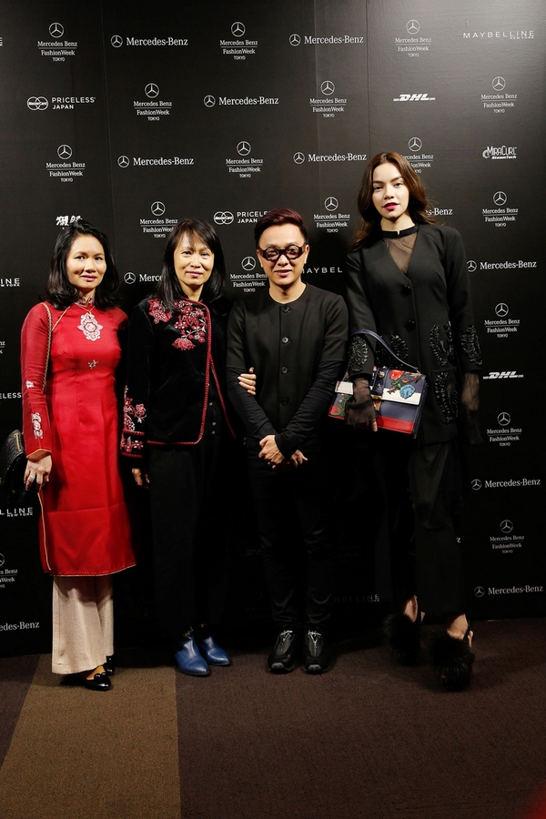 Hà Hồ diện cây đen đến ủng hộ Công Trí tại Tokyo Fashion Week - Ảnh 6.