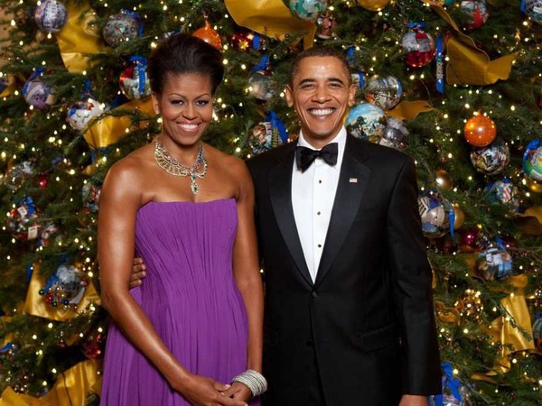 Những bức ảnh cho thấy cuộc hôn nhân của Obama là mối nhân duyên trời định - Ảnh 7.