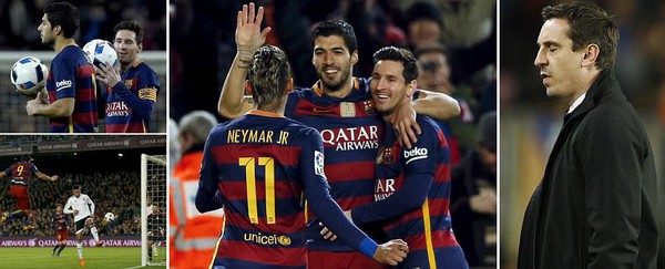 Suarez v&agrave; Messi ghi 7 b&agrave;n thắng, Barcelona cầm chắc v&eacute; chung kết C&uacute;p Nh&agrave; vua - Ảnh 1.