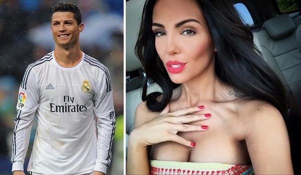 Ronaldo qua đêm với người mẫu Playboy? - Ảnh 1.