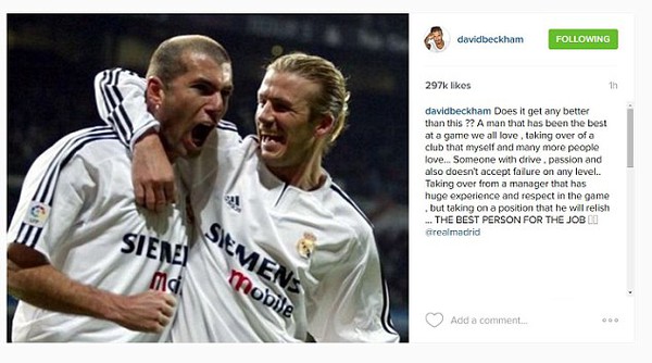 Beckham: Zidane sẽ chứng minh anh ấy là người giỏi nhất - Ảnh 2.