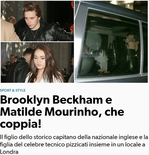 Brooklyn Beckham bị đồn y&ecirc;u con g&aacute;i Mourinho - Ảnh 1.