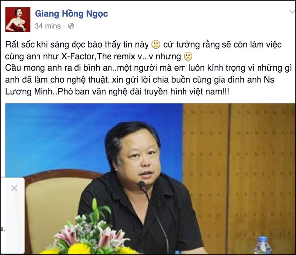 Các nghệ sĩ Việt bàng hoàng và tiếc thương trước sự ra đi của NS Lương Minh - Ảnh 9.
