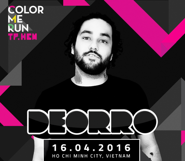 DJ Deorro sang Việt Nam biểu diễn trong sự kiện Color Me Run - Ảnh 5.