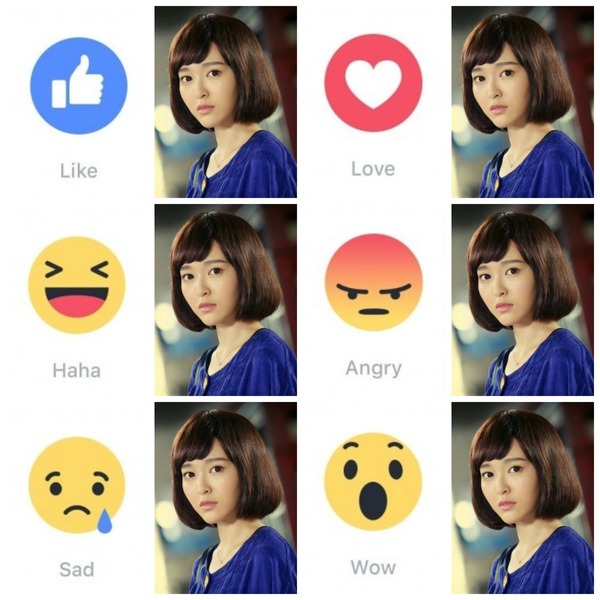 Những biểu cảm giống hệt biểu tượng cảm xúc facebook mới của loạt sao hot nhất Hoa - Hàn - Ảnh 12.