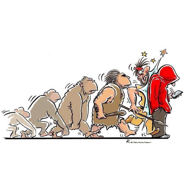 Ch&ugrave;m tranh: Khi lo&agrave;i người tiến ho&aacute; một c&aacute;ch... o&aacute;i oăm - Ảnh 2.