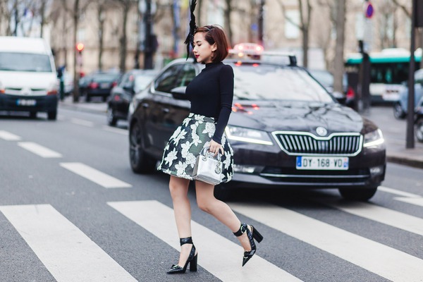 Paris mùa này bỗng tràn ngập bóng dáng các fashionista Việt - Ảnh 7.