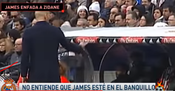 Lộ clip Zidane qu&aacute;t mắng James Rodriguez v&igrave; d&aacute;m th&aacute;i độ - Ảnh 3.