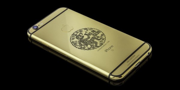 iPhone phiên bản Tết Bính Thân mạ vàng 24k tuyệt đẹp - Ảnh 1.