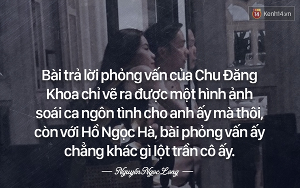 Những lời của Chu Đăng Khoa vẽ ra hình ảnh soái ca ngôn tình, nhưng lại chẳng khác gì lột trần Hồ Ngọc Hà - Ảnh 5.