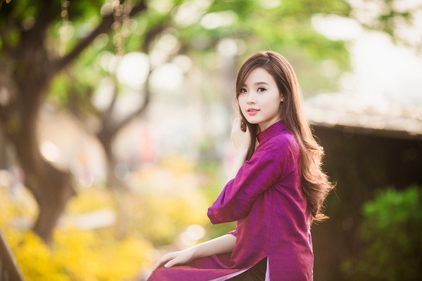 Ngẩn ngơ ngắm Midu đẹp kh&ocirc;ng t&igrave; vết trong trang phục &aacute;o d&agrave;i - Ảnh 5.