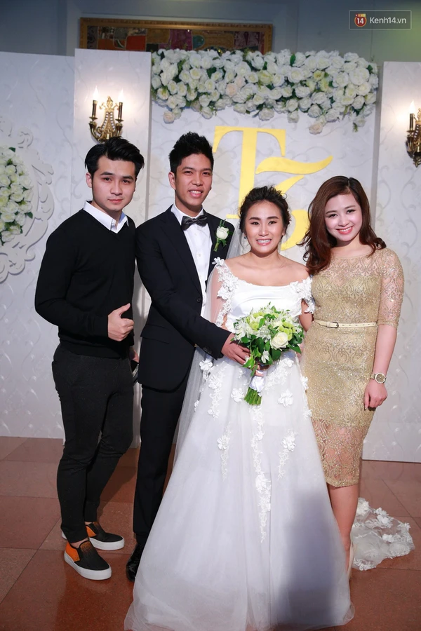 Dàn sao Việt tấp nập đến mừng ngày cưới của Nhật Thu SMĐH - Ảnh 6.