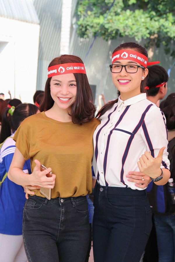 Th&uacute;y V&acirc;n, Lệ Hằng, Diễm Trang giản dị đi hiến m&aacute;u nh&acirc;n đạo - Ảnh 5.