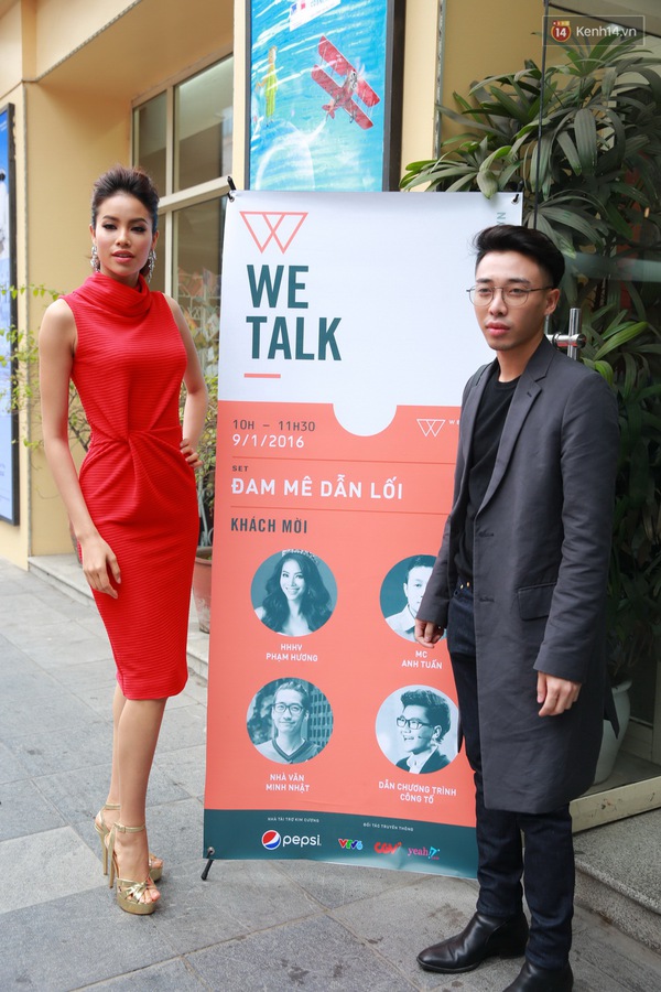 WeTalk: Nh&agrave; văn Minh Nhật, Hoa hậu Phạm Hương đ&atilde; xuất hiện! - Ảnh 1.