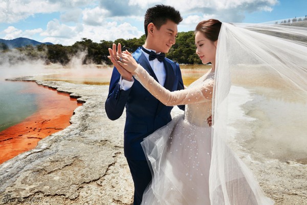 Loạt ảnh cưới đẹp ngất ngây của cặp đôi Ngô Kỳ Long - Lưu Thi Thi - Ảnh 2.