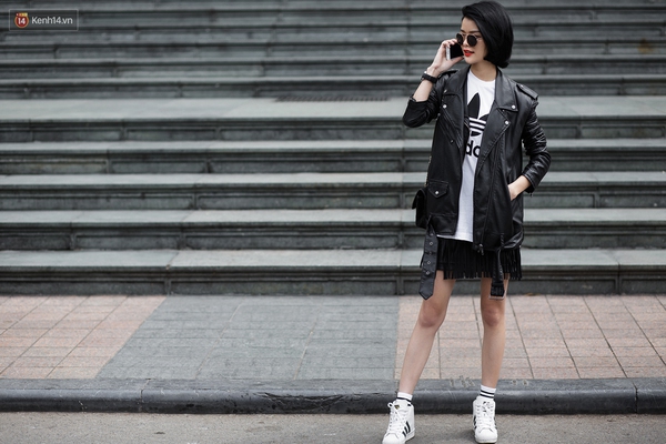 Street style 2 miền: Rất nhiều đen nhưng không hề nhàm chán - Ảnh 1.