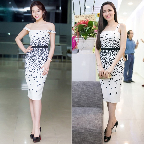 So k&egrave; Kỳ Duy&ecirc;n với loạt mỹ nh&acirc;n Việt trong những lần đụng h&agrave;ng - Ảnh 1.