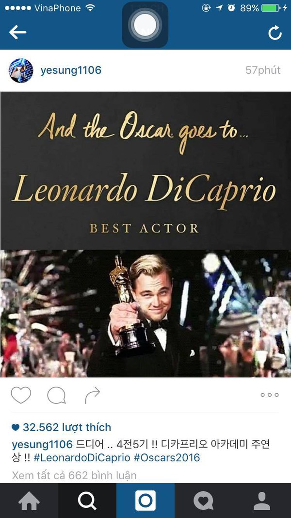 Các sao đồng loạt chúc mừng Leonardo DiCaprio khi thắng giải Oscar - Ảnh 5.