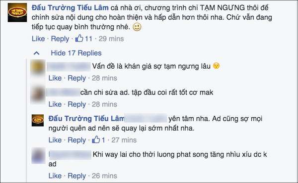 Đấu trường tiếu l&acirc;m bất ngờ tuy&ecirc;n bố tạm ngưng ph&aacute;t s&oacute;ng - Ảnh 3.