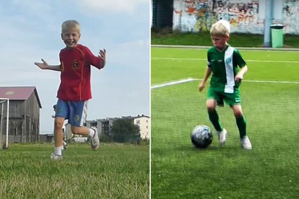 10 tuổi Messi có làm được như cậu bé này? - Ảnh 2.