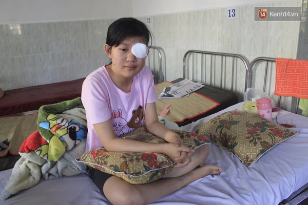 Nữ sinh mù mắt vĩnh viễn sau sự cố pháo hoa ở Quảng Ngãi: Bao nhiêu tiền bây giờ cũng vô nghĩa... - Ảnh 3.