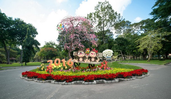 Sơ đồ các bãi giữ xe Hội hoa xuân 2016 - Ảnh 1.